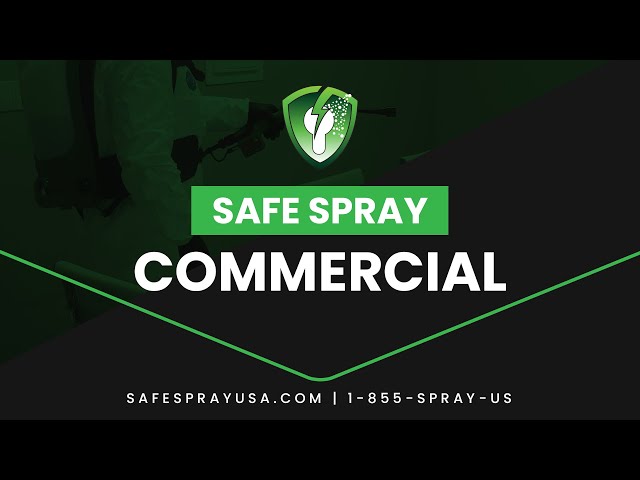 Safe Spray Commercial l Electrostatic Disinfection