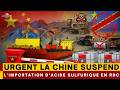 URGENT La Chine Suspend L Importation D Acide Sulfurique En RDC 