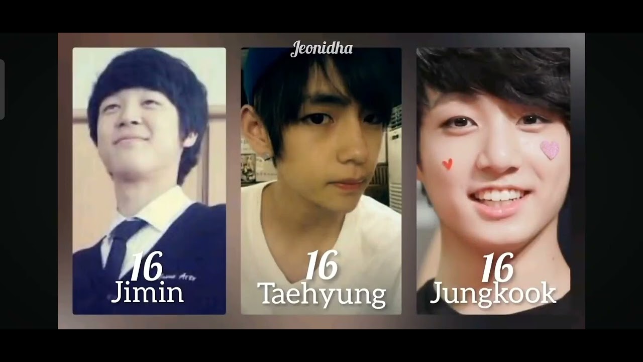 BTS Maknae line from 0 to 25 years old| BTS transformation| VMINKOOK| #