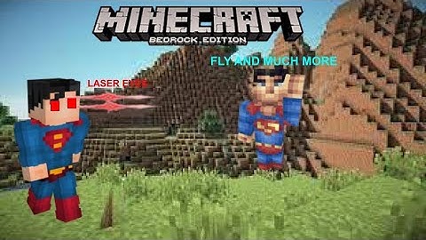 Minecraft Bedrock - Superman Powers Showcase