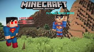 Minecraft Bedrock - Superman Powers Showcase