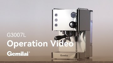 G3007L Espresso Machine｜Unboxing & Setup｜Gemilai