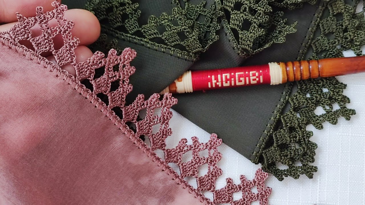 Daha yakın çekim ile mevlid örtüsü (@Incigibitigislerim 109.oya modeli)