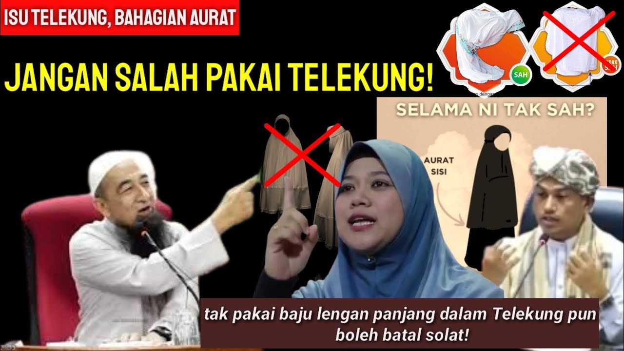 Penting! Aurat Wanita dalam solat: Jangan Salah Pakai Telekung!