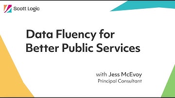 Data Fluency for Better Public Services // Jess McEvoy // Scott Logic