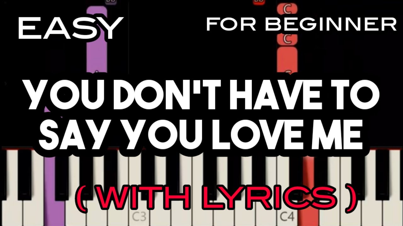 YOU DON T HAVE TO SAY YOU LOVE ME LYRICS DUSTY SPRINGFIELD SLOW You don t have to say you love me lyrics dusty springfield slow