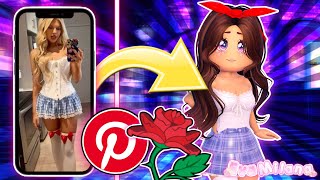 Letting *PINTEREST* Pick *MY COSTUME* For Sunset Island! *ROYALLOWEEN*🏝️🎃| Royale High Sunset Island