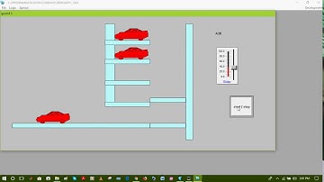Intouch SCADA Application - Automatic Car Parking