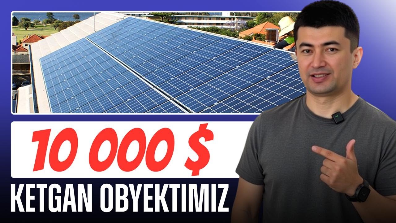 10.000$ ga bitgan QUYOSH PANELLARIMIZ. Qay darajada natija beradi? | Tel: 93 640 00 66 | Solar Pro