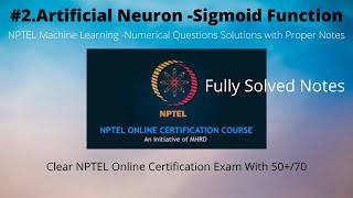 Famous 2.Artificial Neuron - Sigmoid Function (Machine Learning) Wealth