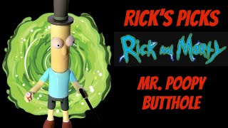 Review of the Mr.Poopy Butthole action figures from the Rick and Morty tv show by Funko 