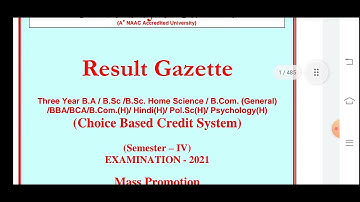 Jammu University UG sem 4th Mass promotion Result out Check full Gazzate