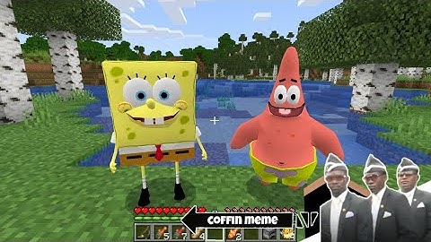 The Real Spongebob I found in Minecraft Part 2 - Coffin Meme