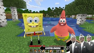 The Real Spongebob I found in Minecraft Part 2 - Coffin Meme