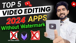 top 5 video editing apps for android without watermark || Kinemaster के बाप है 2024🤩 screenshot 5