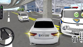 New White Audi A4 - 3d Driving Class || Car Game #Gameplay #cargame screenshot 1