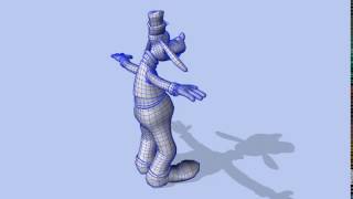 goofy wireframe render
