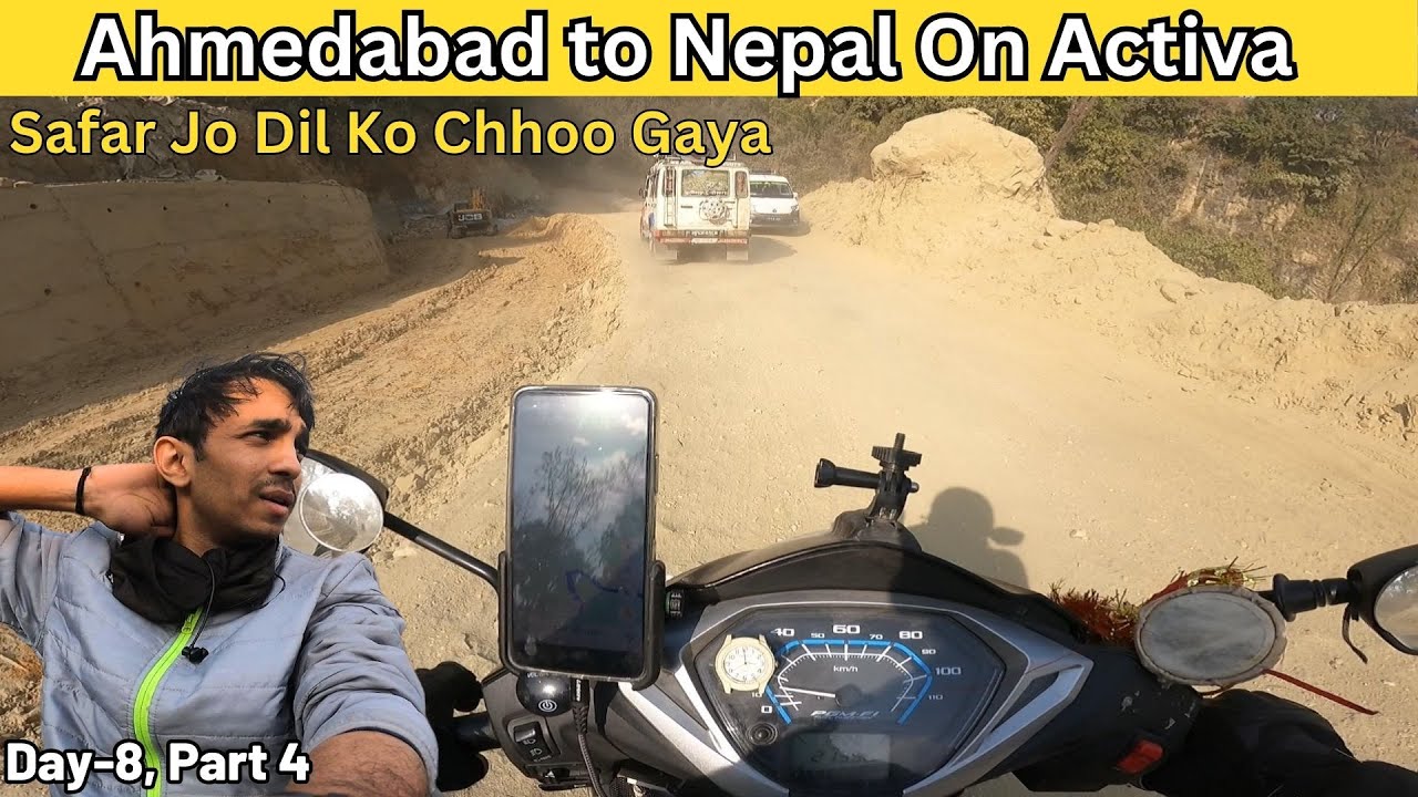 Jab rasta khubsurat ho, chalna hi khushi hoti hai | Kushma to Pokhara | Ahmedabad to Nepal on Activa