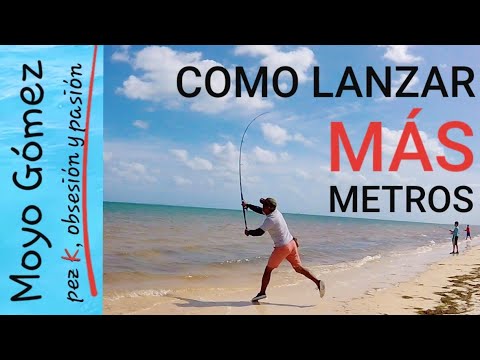 Como Lanzar Más Lejos Con La Caña De Pescar Youtube