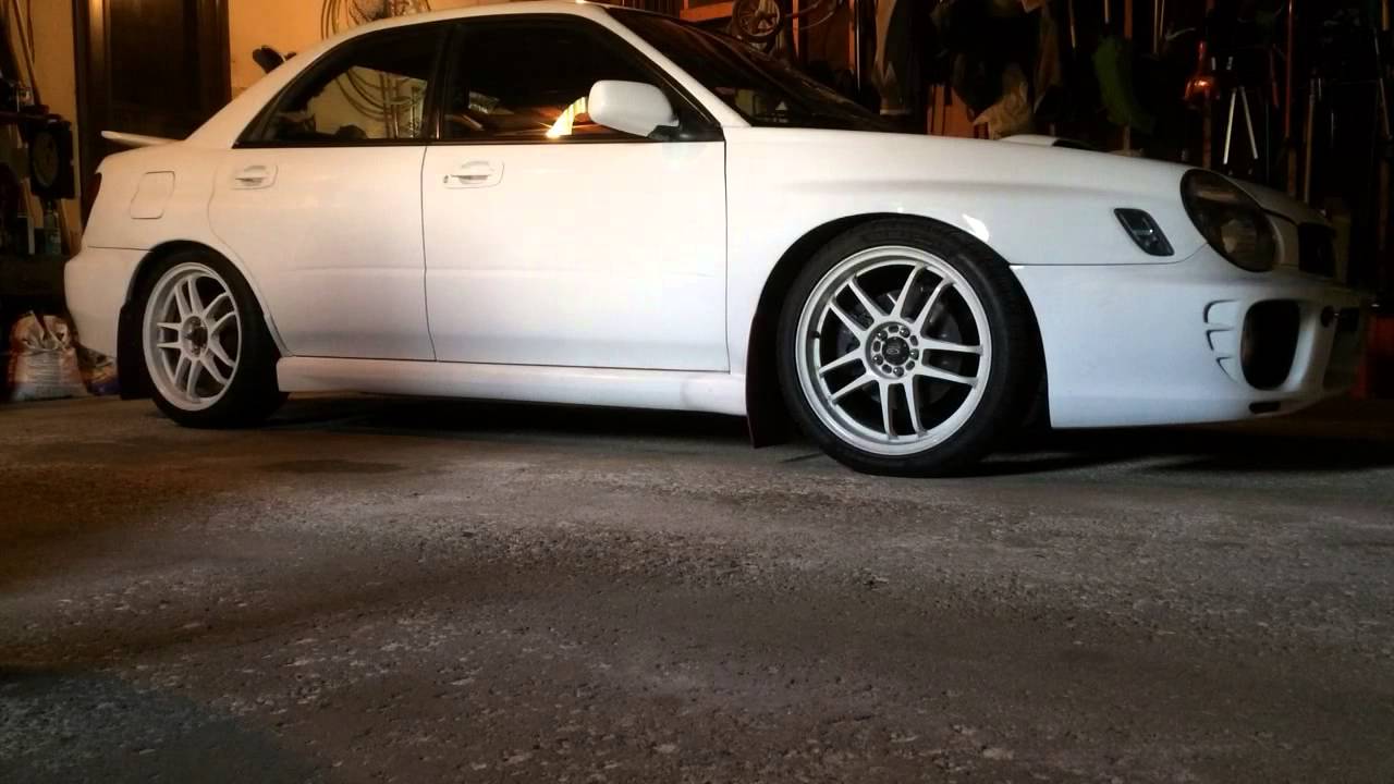 2002 WRX QTP Cutout Closed and Open Revs