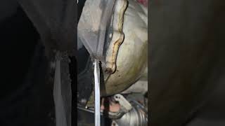 how to access and remove torque converter bolts toyota Tacoma