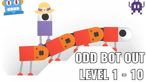 Odd bot out gameplay walkthrough part 1 | Level 1 - 10 | Robocorp escape plan | game complete