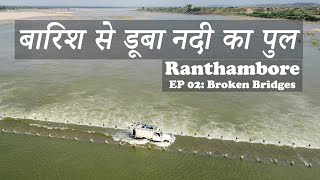 पुल नदी में डूब गया || Broken Bridges || Trip to Ranthambore - EP:02 || Exploring Ranthambore fort
