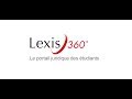 Lexis360 formation  prise en main pour les tudiants  lexisnexis france