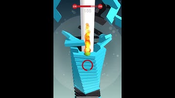 Stack Ball 3D Level 235 Gameplay Walkthrough (iOS,Andriod) #shorts