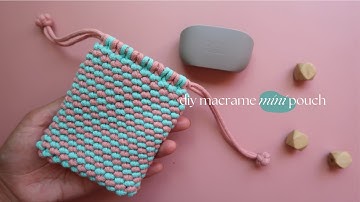 DIY Macramé Mini Tasje | Mini Bolsita de Macramé | Stap-voor-stap handleiding