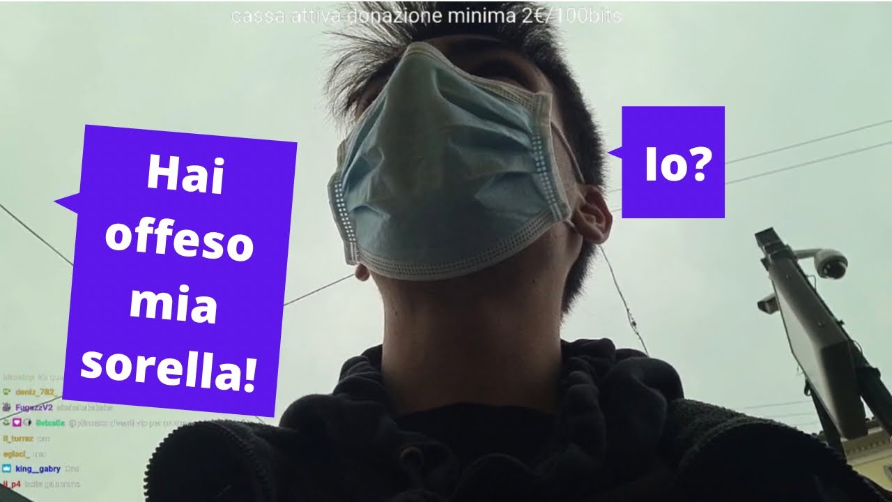 IlGabbrone viene sgridato da un bambino e sclera per Milano