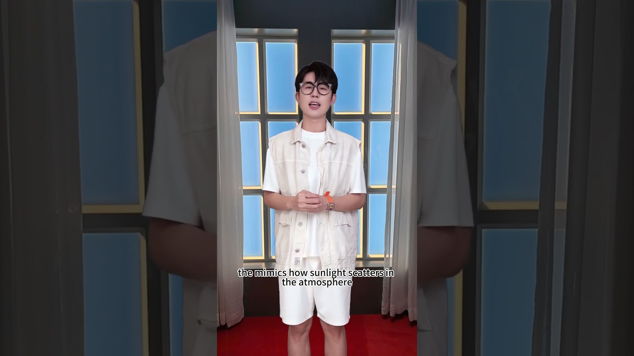 Yuerskylight’s simulated floor-to-ceiling windows look so incredibly realistic. 