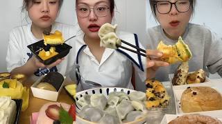 New Mukbang food challenge with ASMR sounds #d9mukbang #mukbang screenshot 1