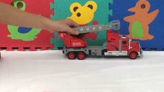 Xe Xuc - Xe Cứu Hỏa, Ô Tô Cảnh Sát, Xe Tải, Xe Cấp Cứu, Cần Cẩu, Máy Xúc Cho Trẻ Em 03