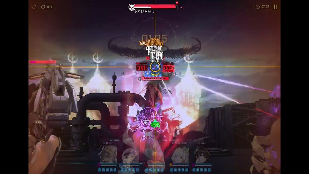 NIKKE Hard40-36 Ziz (戦力1681545)71.7%ミハラ無し - YouTube