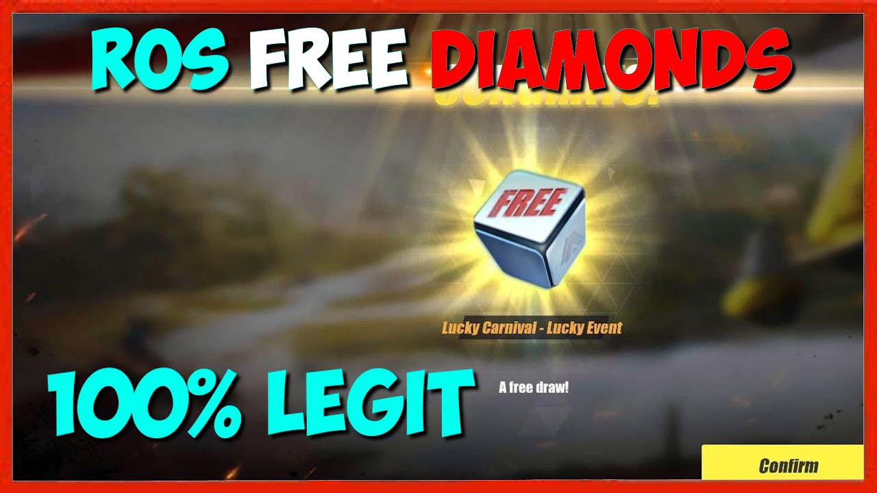 ROS FREE 200 DIAMONDS 100% LEGIT