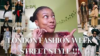 The Best of London Fashion Week Street Style | LFW Street Style Review | Desiree' Nixon #lfw