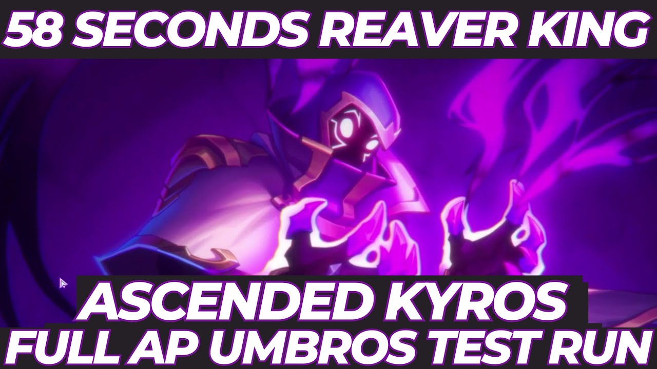 Ascended Kyros 58 Seconds Reaver king