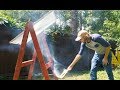 Burning stuff with a giant fresnel lens + how a DLP projector works