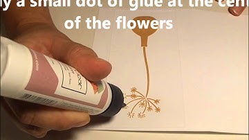 How to create a handmade greeting card with embossing paste, stencils, gold leaf & rhinestones