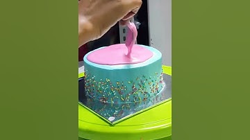 Thumbnail of permukaan cake jadi mulus hanya pakai butter cream || teknik butter cream steam #shorts