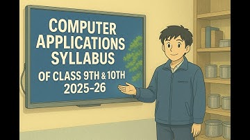 Computer Application Syllabus 2025-26