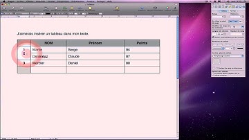 65 - Tableau : Fusionner des cellules