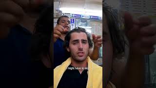 Luke Damant gets $2 head massage in Delhi, India ?? #shorts