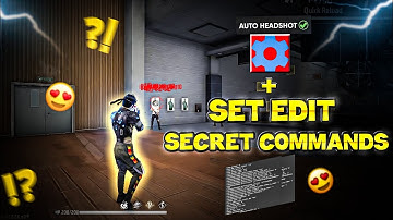 Set-edit commands 🇧🇷(Increase your Sensitivity) | no recoil | setedit freefire | setedit 💯