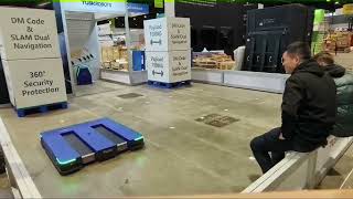 TUSKROBOTS, Sailing off for the first time at ProMat