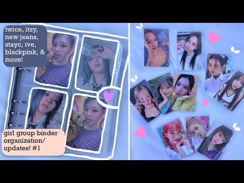 girl group a5 binder update/makeover! ♡ [twice, itzy, new jeans, stayc, ive, blackpink & more!]
