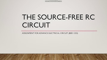 Source Free RC Circuit - Assignment group