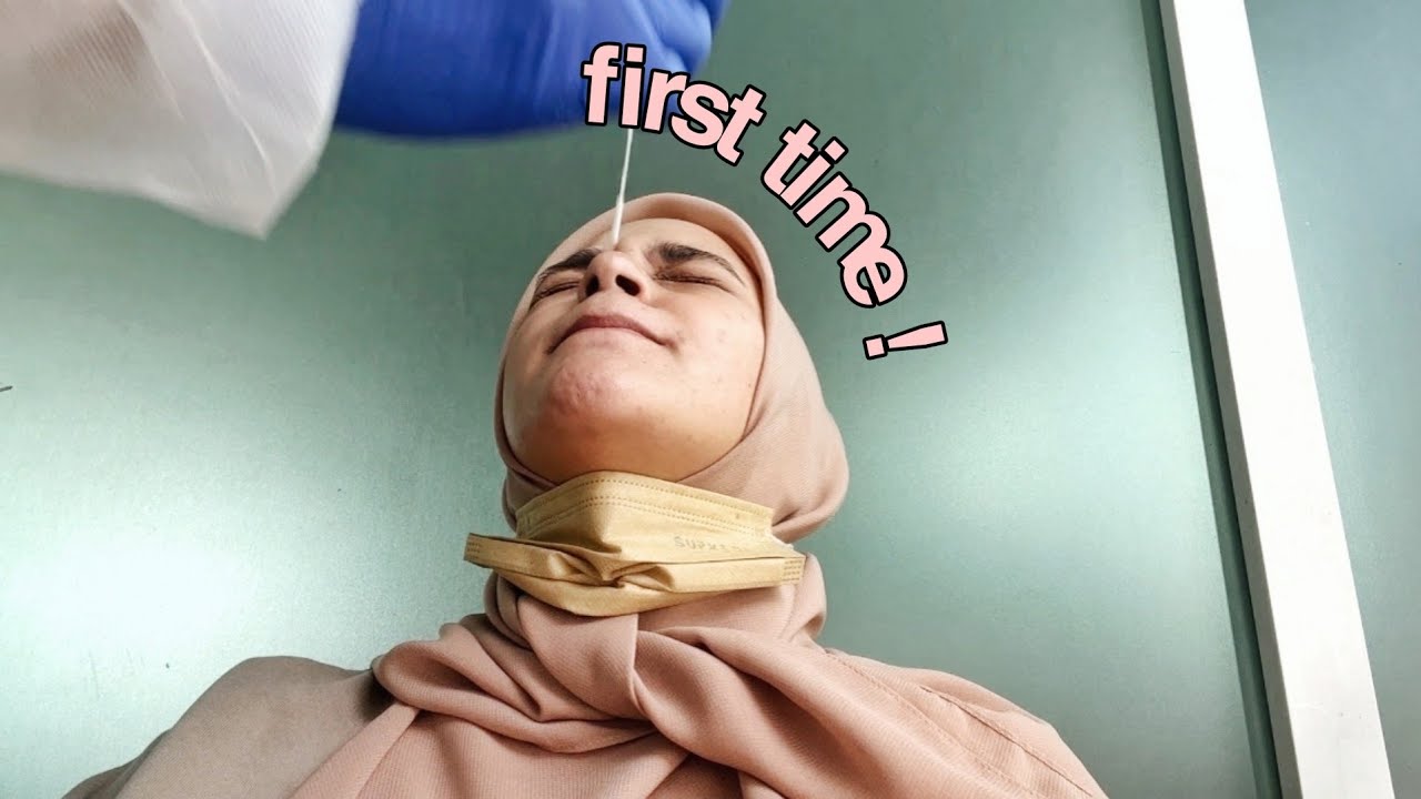 First Time Hidung Kena swab !