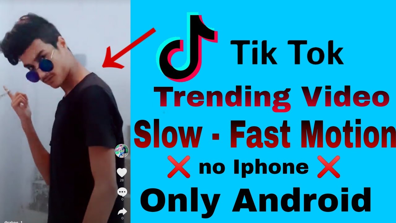 How To Make Slow Fast Motion Video Any Android phone Tik Tok